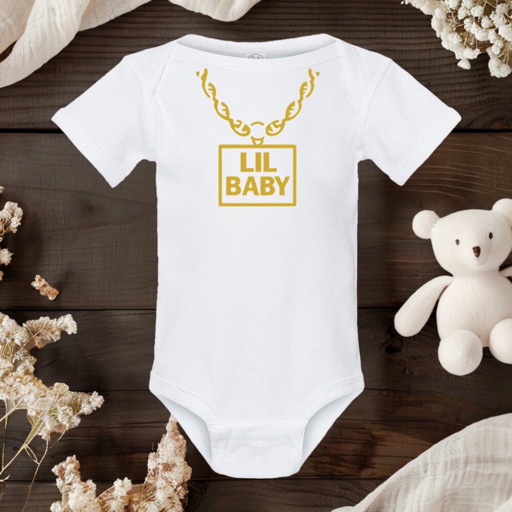 Lil Baby Onesie | Funny Hip Hop Onesie | Cool Infant Onesie | Rap Baby Gift